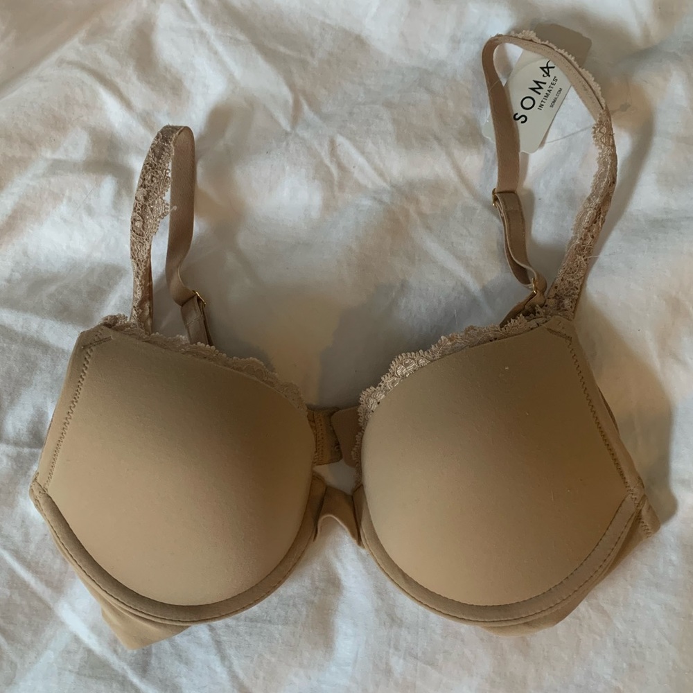 Soma - Embraceable Push Up Lace Trim Bra